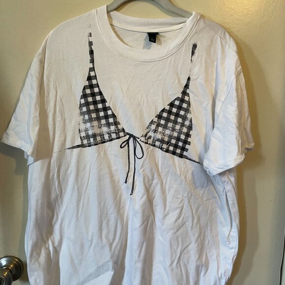 Wild Fable Bikini Top T- Shirt - Picture 1 of 4